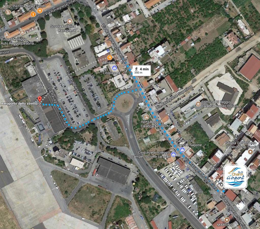 Charm Airport Bed and Breakfast Reggio di Calabria Eksteriør billede